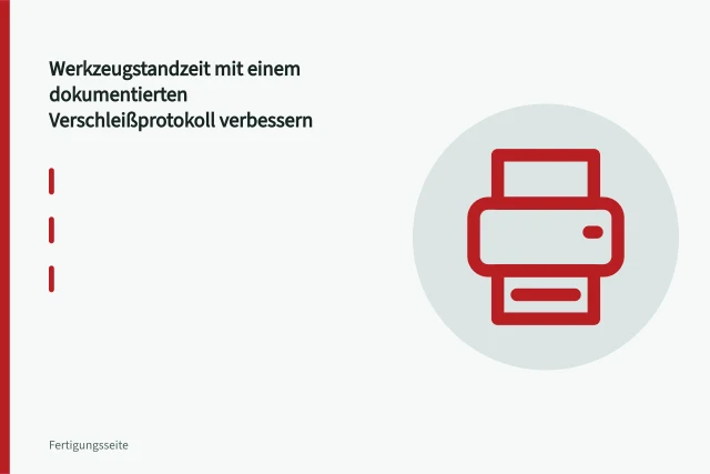 Makroaufnahme einer Werkzeugschneide mit Freiflächen- und Kolkverschleiß. Werkzeugstandzeit mit einem dokumentierten Verschleißprotokoll verbessern