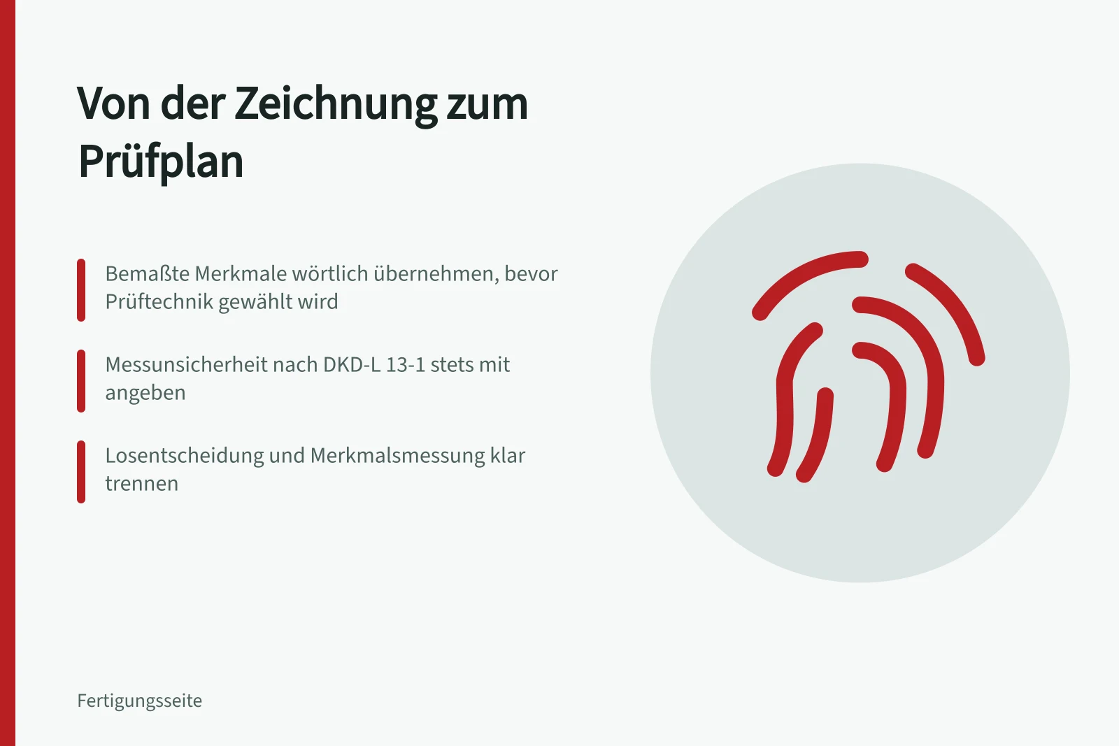 Prüfplan aus Zeichnung ableiten: Merkmale, Messunsicherheit, Losprüfung