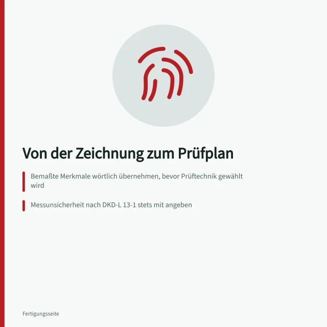 Prüfplan aus Zeichnung ableiten: Merkmale, Messunsicherheit, Losprüfung. Wie wird aus einer Zeichnung ein brauchbarer Prüfplan?